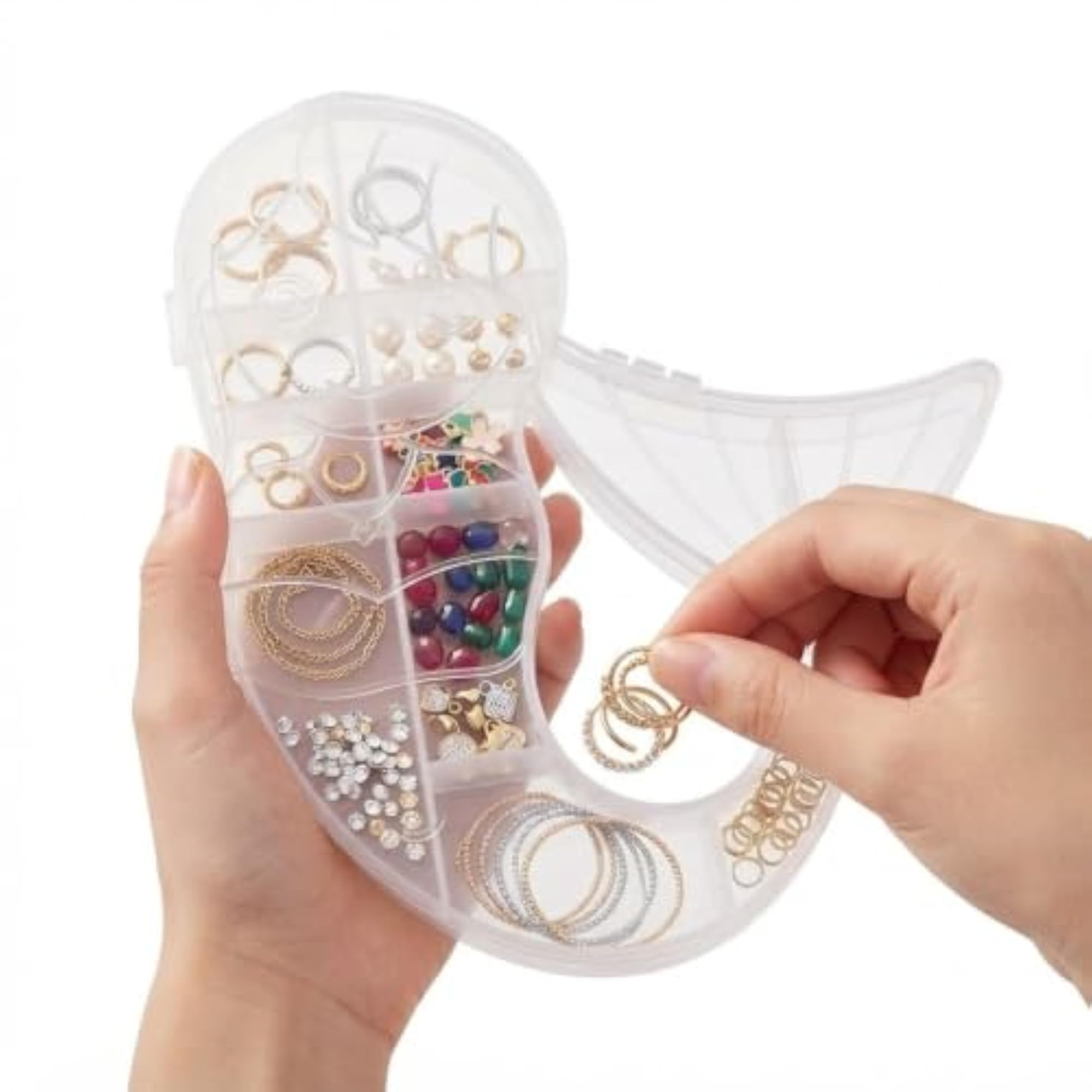 Mermaid Shape Plastic Jewellery Organizer, Multicolor